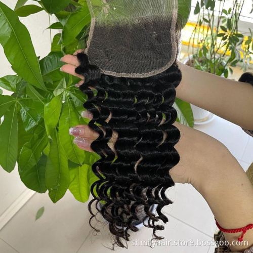 Fast Shipping 10A Grade Brazilian Human Hair Extension,8-36 inch Straight Body Kinky Curly Deep Wave Hair Bundles With Closure